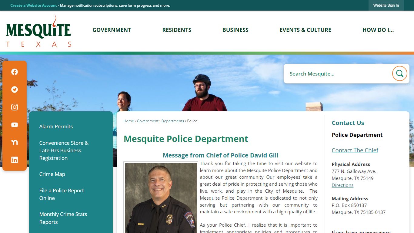 Mesquite Police Department | Mesquite, TX - Official Website